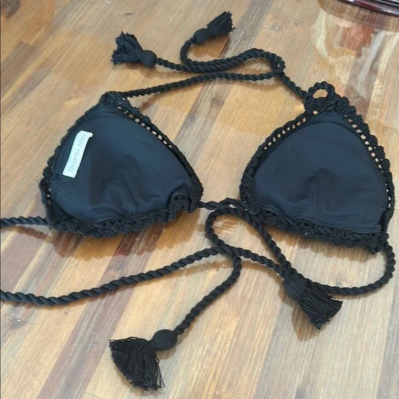Veronica Beard Black Knitted Bikini Set - Picture 7 of 14